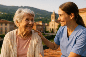 Reale Blue Service en Llanera: cuidamos de tus mayores en casa, con confianza